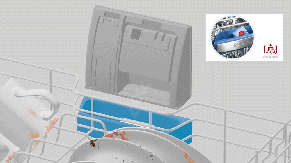 تکنولوژی DosingAssistant در ماشین ظرفشویی بوش سری 4 مدل SMS46NB01B