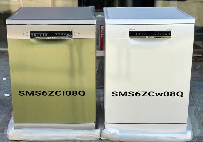 ویژگی های ظاهری ماشین ظرفشویی بوش سری 6 مدل SMS6ZCW08Q